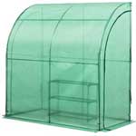 Portable Lean-to Plant-Growing House