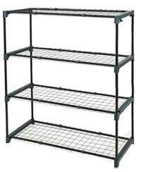 4-Tier Plant Shelves for Outdoor Greenhouses