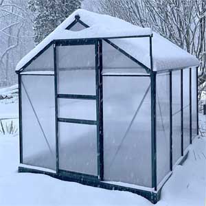 Hobby Greenhouse In Snow
