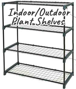 Indoor/Outdoor Plant Shelves for Greenhouses