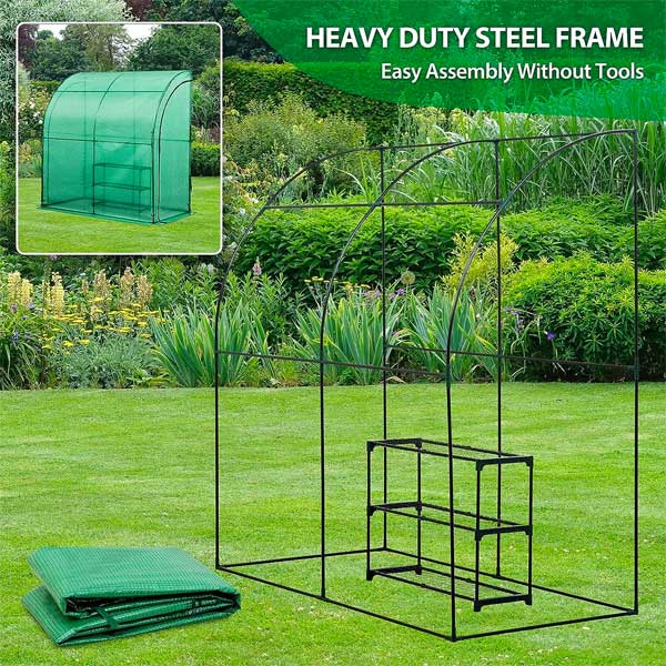 DIY Greenhouse Kit is Easy to Assemble without Tools