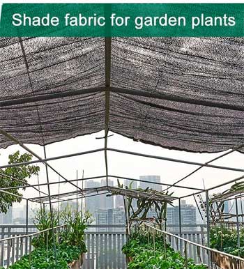 Shade Cloth for Cooling Plants in Nursery